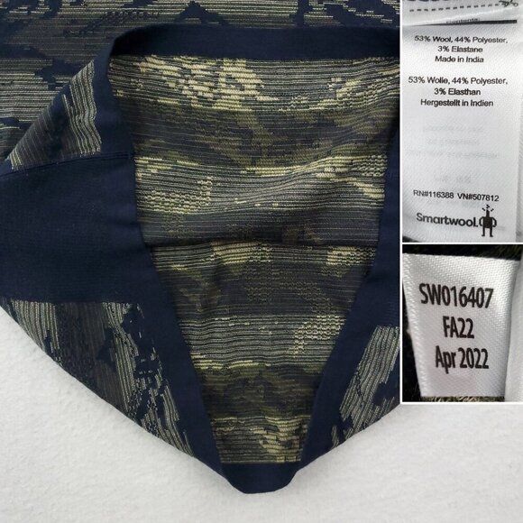 SmartWool Intraknit 200 Merino Crew Base Layer Wool Blend Top Men's Large - Picture 5 of 13